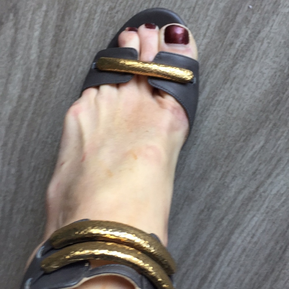 Slate colored Alyssa heels